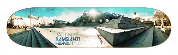 Planche de Skate HawaiiSurf - Bercy - Bastien Salabanzi